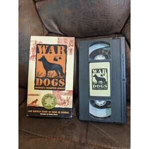 War Dogs America's Forgotten Heroes: Untold Story of Dogs in Combat VHS Vietnam